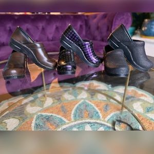 3 Pair - Dansko Professional Clogs size 38 Bundle of 3 pair.
